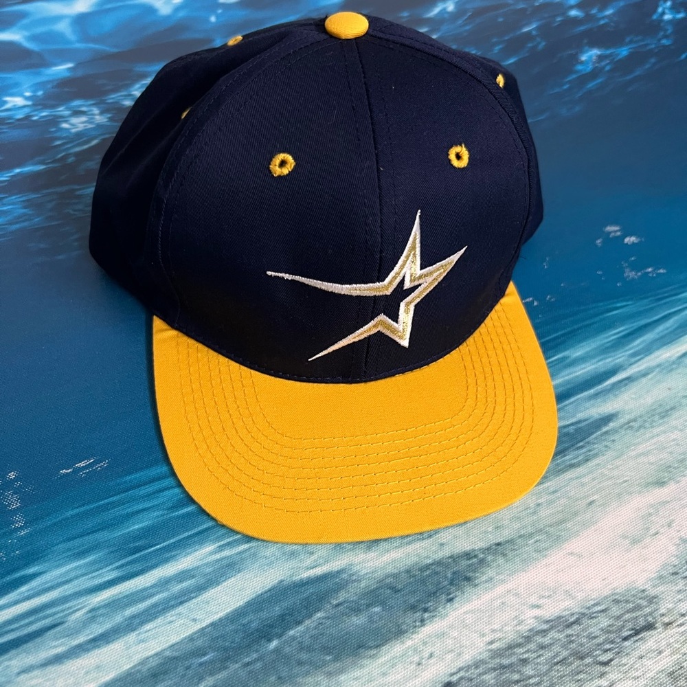 🎁Signature Navy and Yellow Star Kids Cap